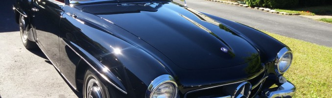 1959 Black Mercedes Benz 190 Sl