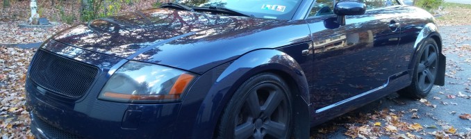 Dark Blue Audi TT